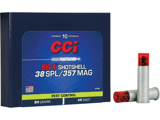 CCI Big 4 Shotshell 38 Special Ammo 84 Grain Lead Shot 200 rounds – Best Price